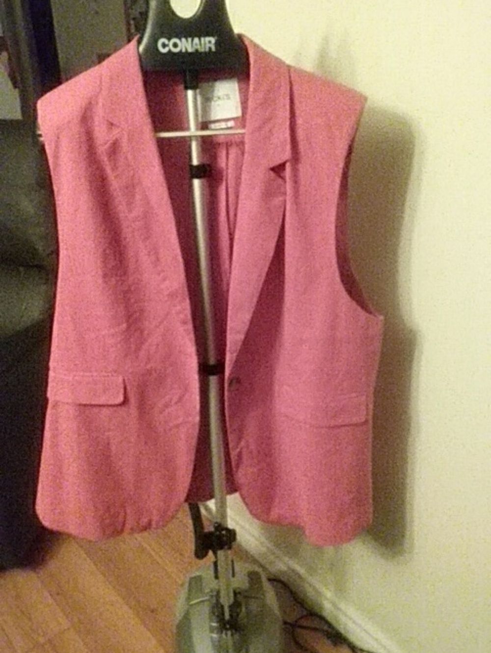 Ricki's Sleeveless Pink Blazer Vest XL